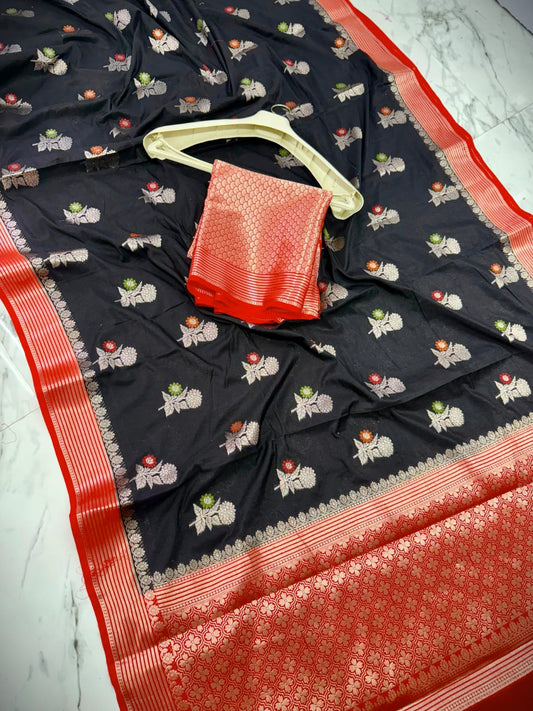 Banarasi Katan Soft Silk Saree