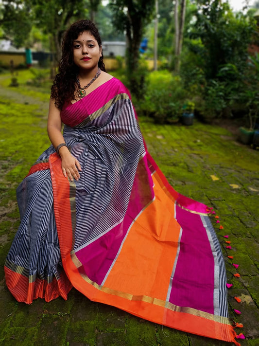 Maheshwari Check Saree