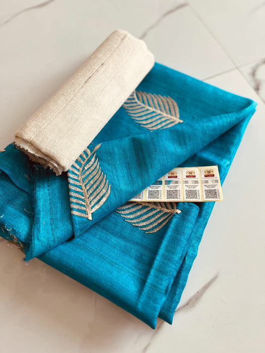 Tussar Ghicha Silk Saree