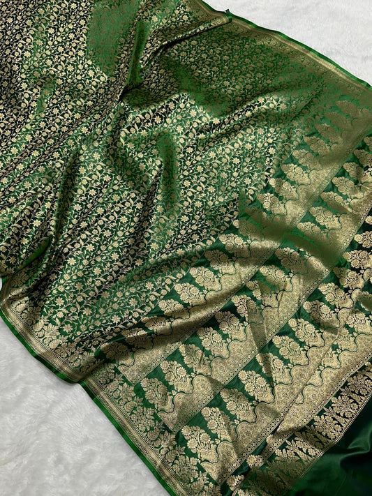 Brocade Mashru Katan Silk Saree