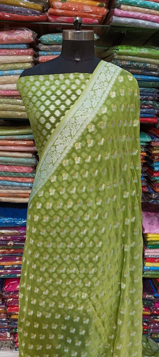Banarasi Pure Viscose Georgette Saree