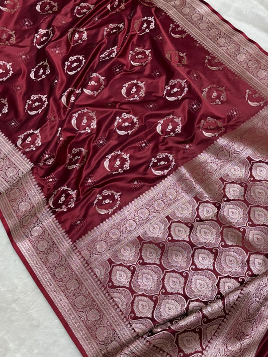 Mashru Katan Silk Saree