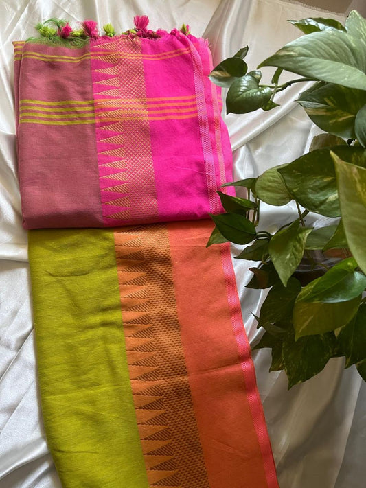 Multicolor Cotton Saree