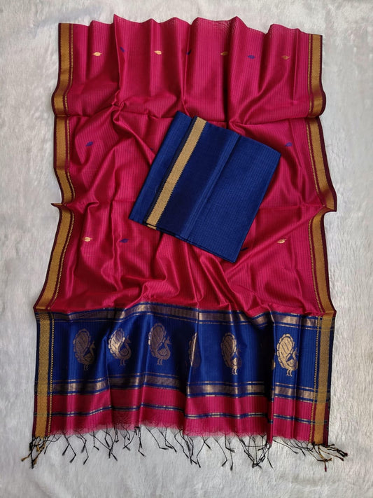 Maheshwari Soft Cotton Silk Saree