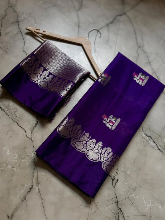 Banarasi Katan Soft Silk Saree