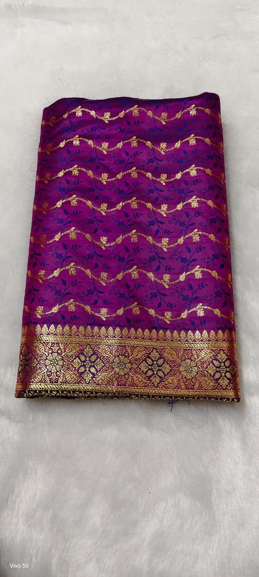 Katan Brocade Silk Saree