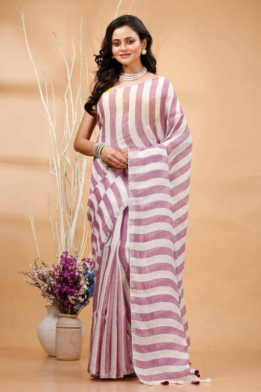 Semi Linen Saree