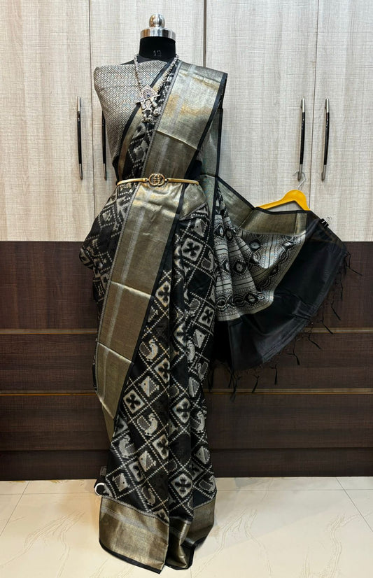 Chanderi silk saree