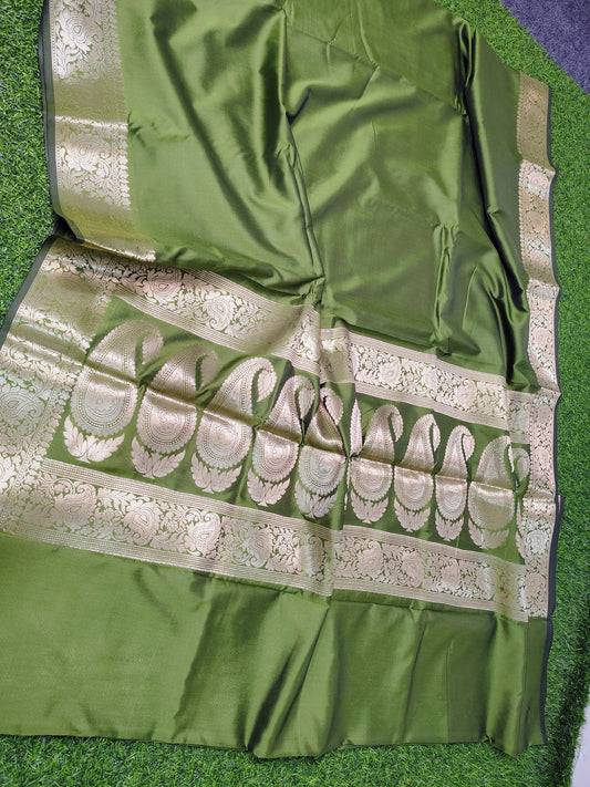 Beautiful Banarasi Soft Katan Silk Woven Saree
