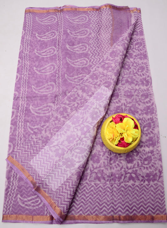 Handcrafted Pure Cotton Kota Doria Batik Saree