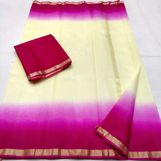 Kota Doria Silk Saree