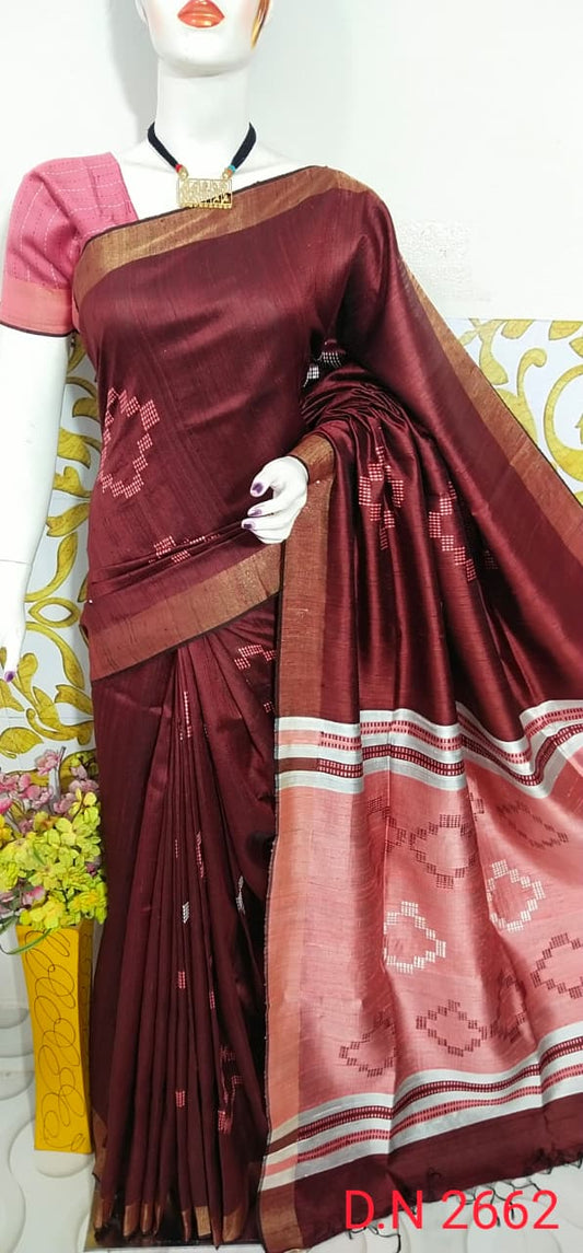 Handloom Raw Silk Saree