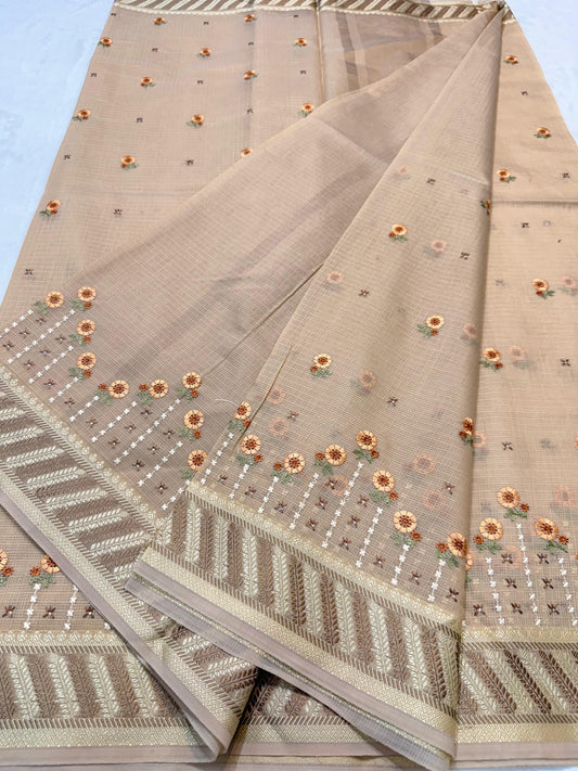 Kota Saree with Embroidery Work