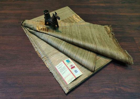 Pure Tussar Ghicha Silk Saree