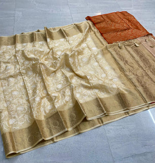Wam Silk Embroidery Work Saree