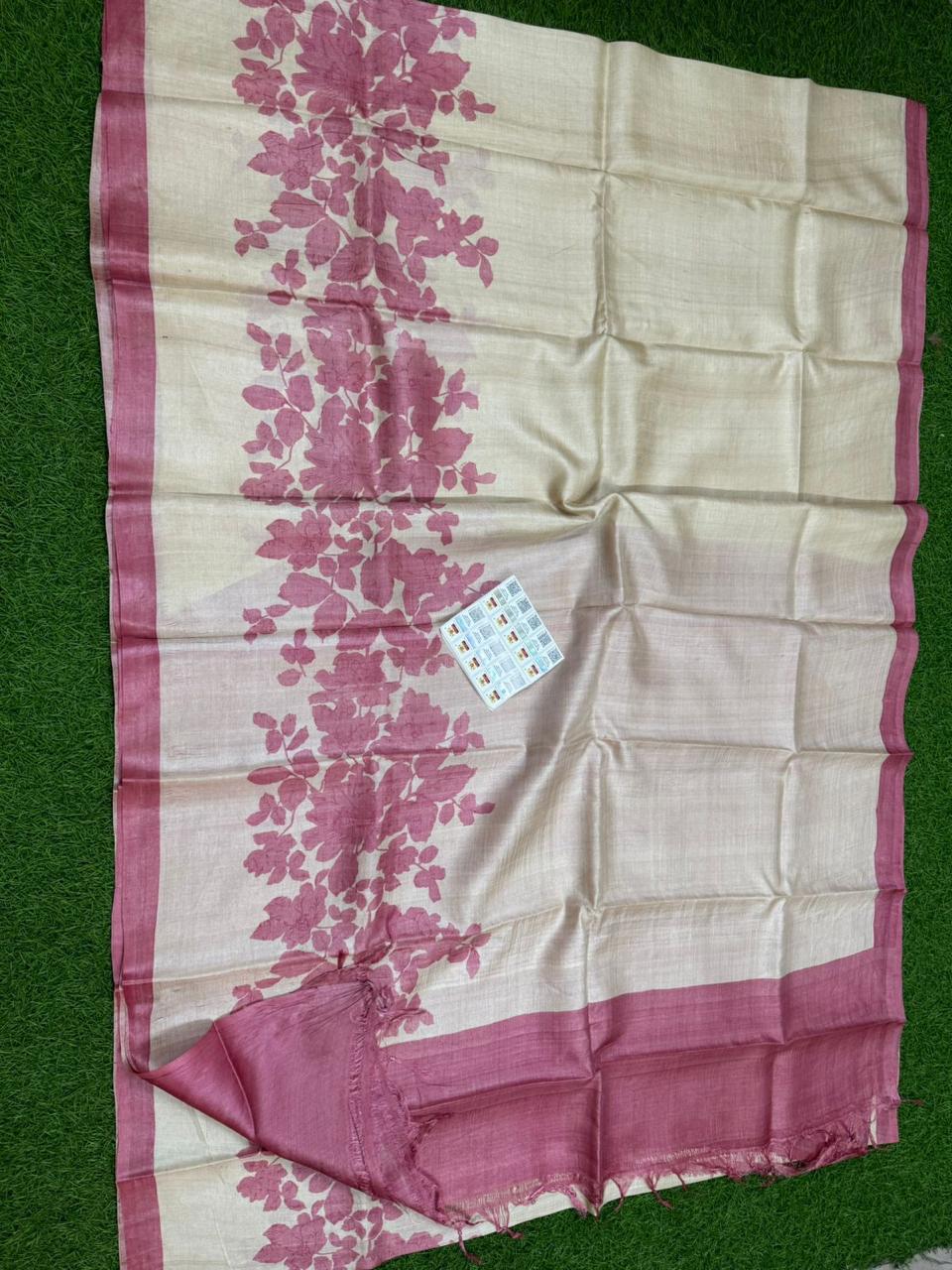 Pure Tussar Silk Saree