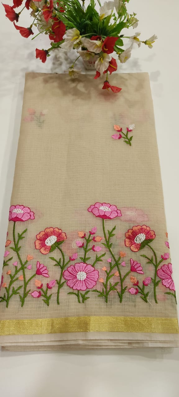 Kota Doria Silk Saree