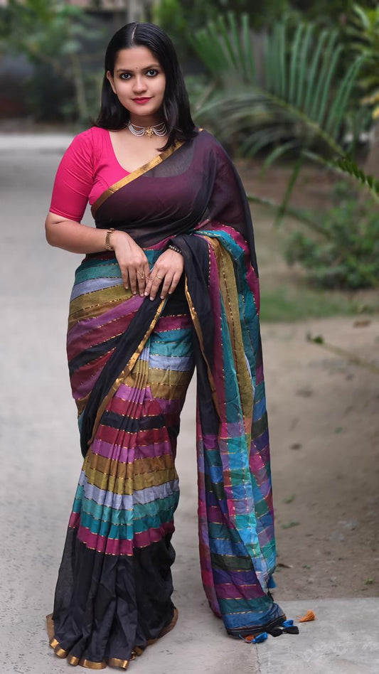 Mulmul Cotton Saree