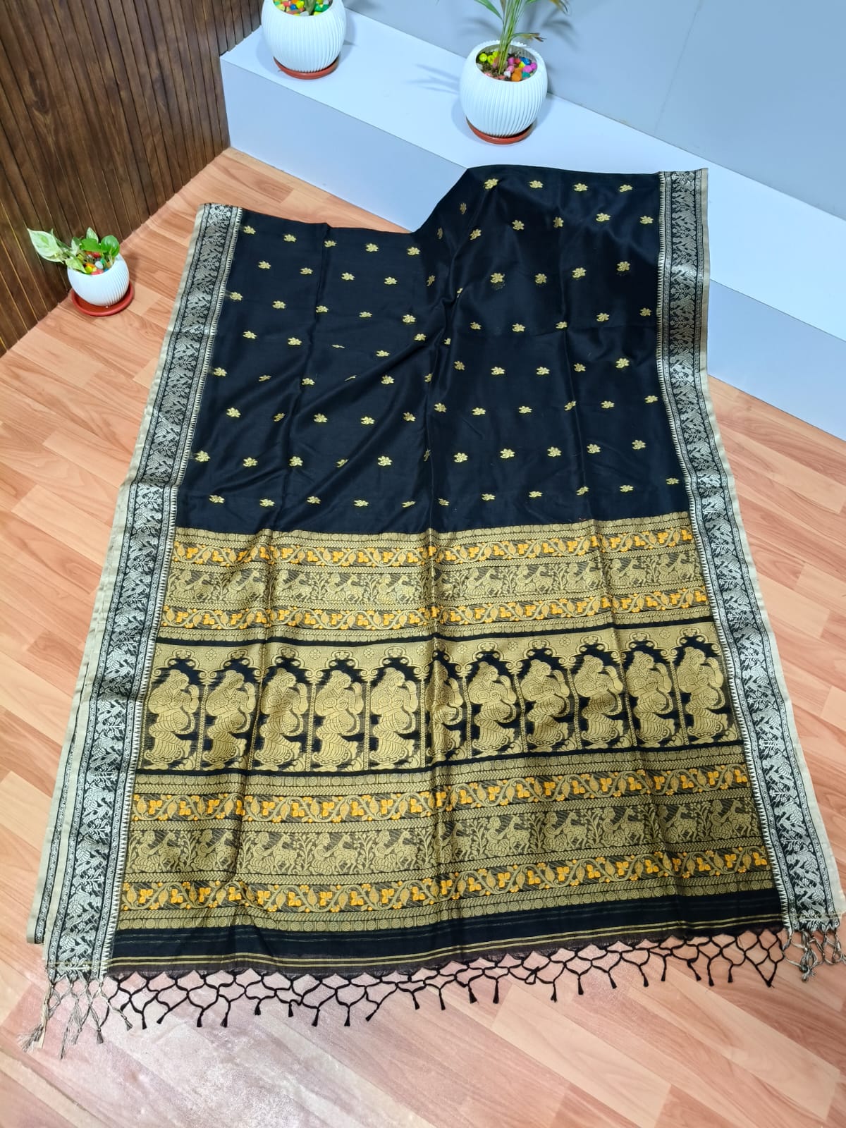 Fulia Baluchari Cotton by Cotton Saree