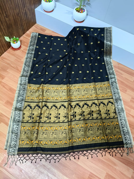 Fulia Baluchari Cotton by Cotton Saree