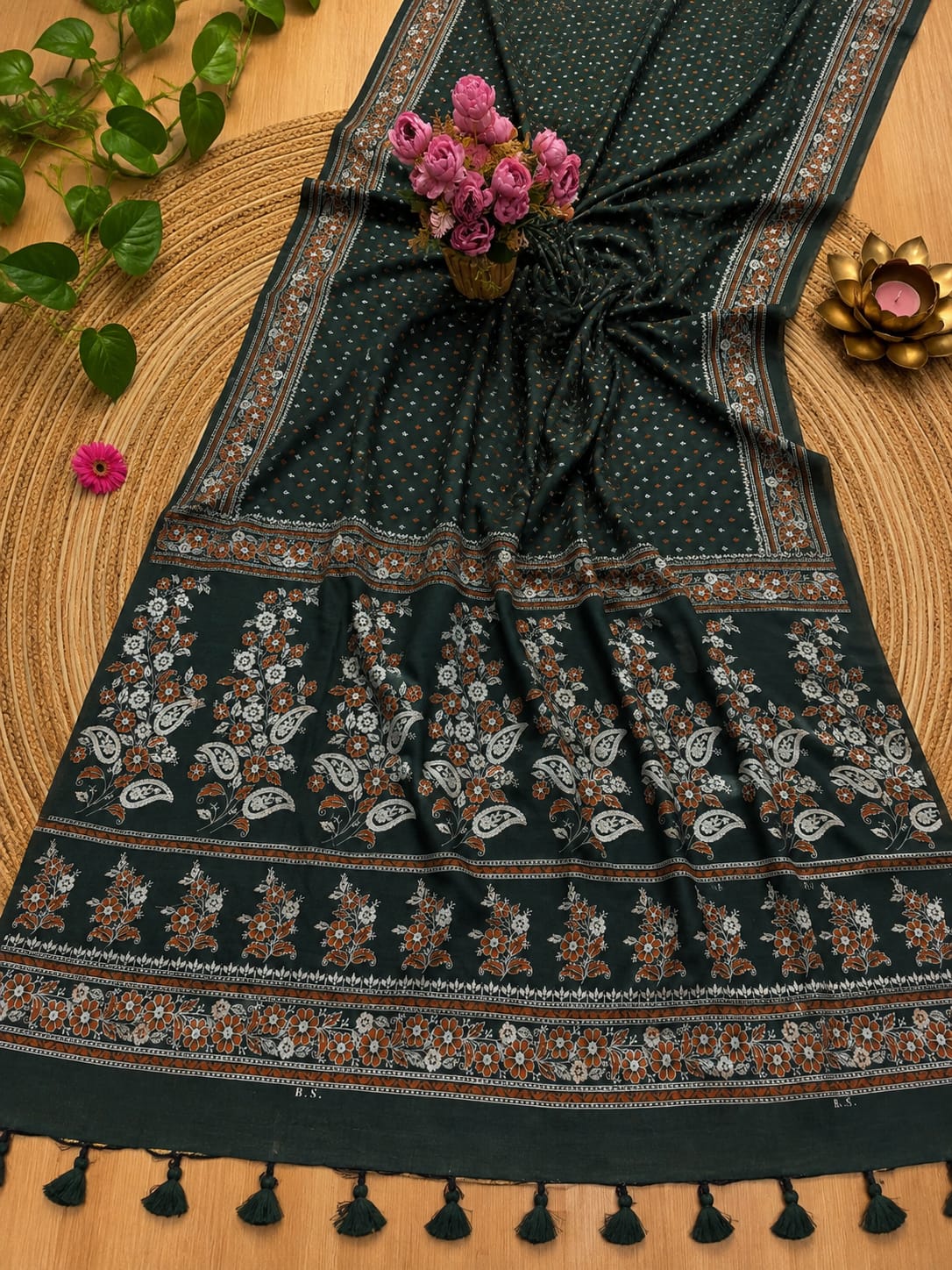 Cotton Multicoloured Printed Saree