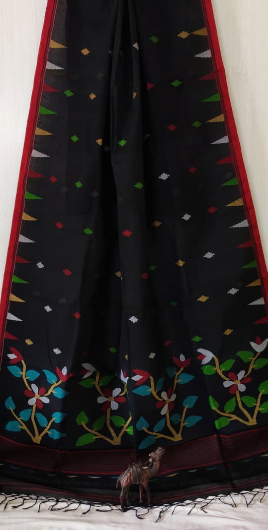 Pure Cotton Jamdani Saree