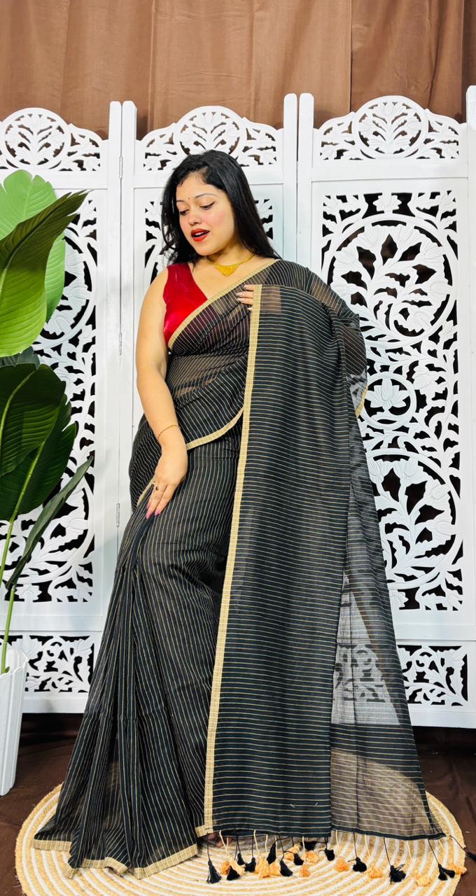 Mulmul Cotton Saree