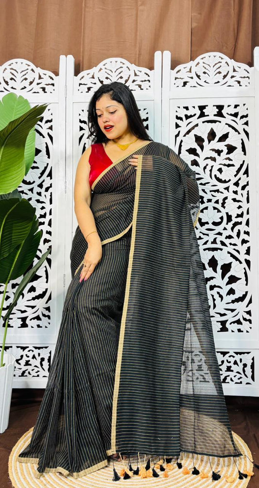 Mulmul Cotton Saree