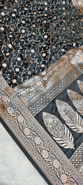 Banarasi Handloom Mashru Katan Soft Silk Saree