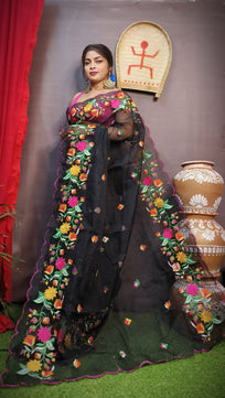 Kota Saree with Embroidery Work