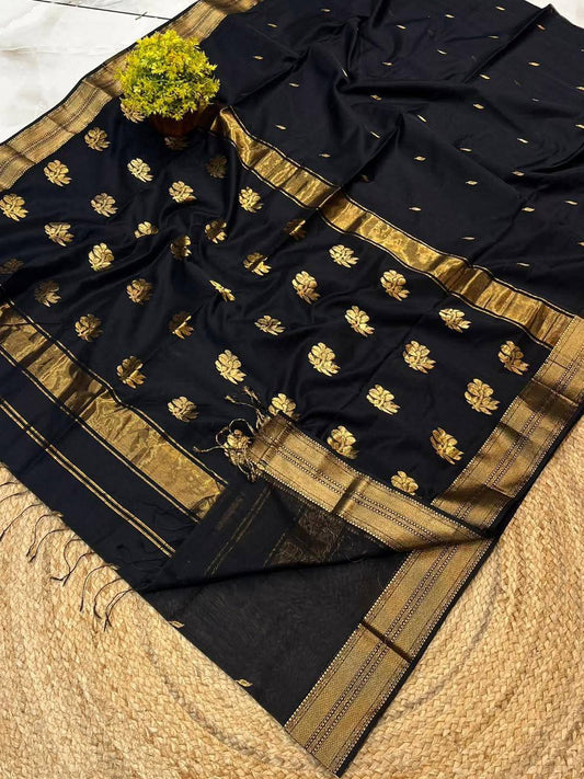 Maheshwari Cotton Silk Saree