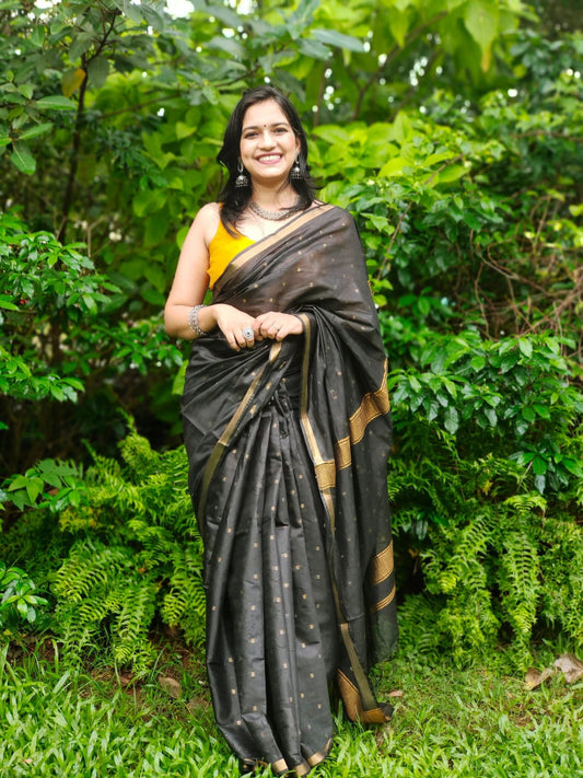 Mangalagiri Saree with Zari Border