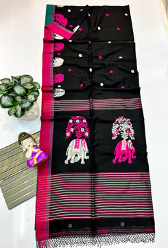 Pure Cotton Handwoven Saree