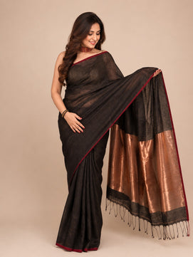 Linen Saree