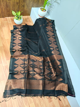 Linen by Linen Handwoven Saree