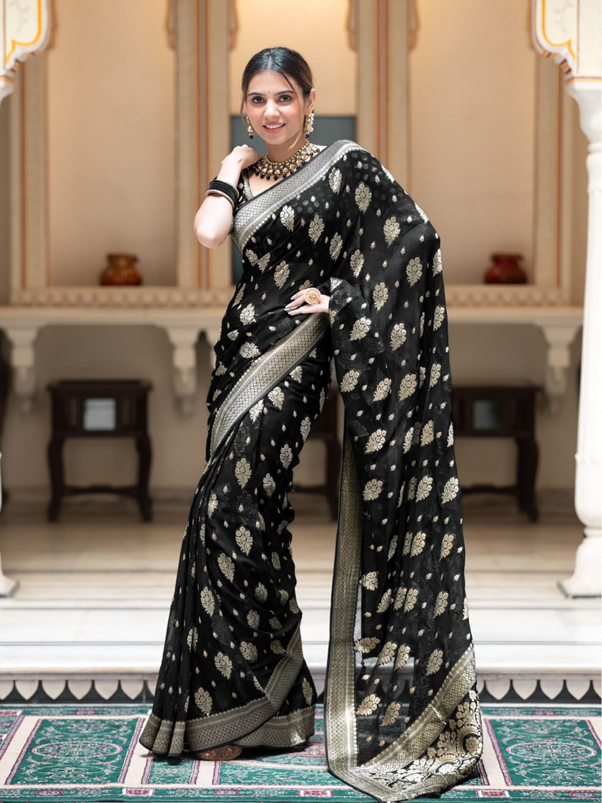 Banarasi Georgette Saree