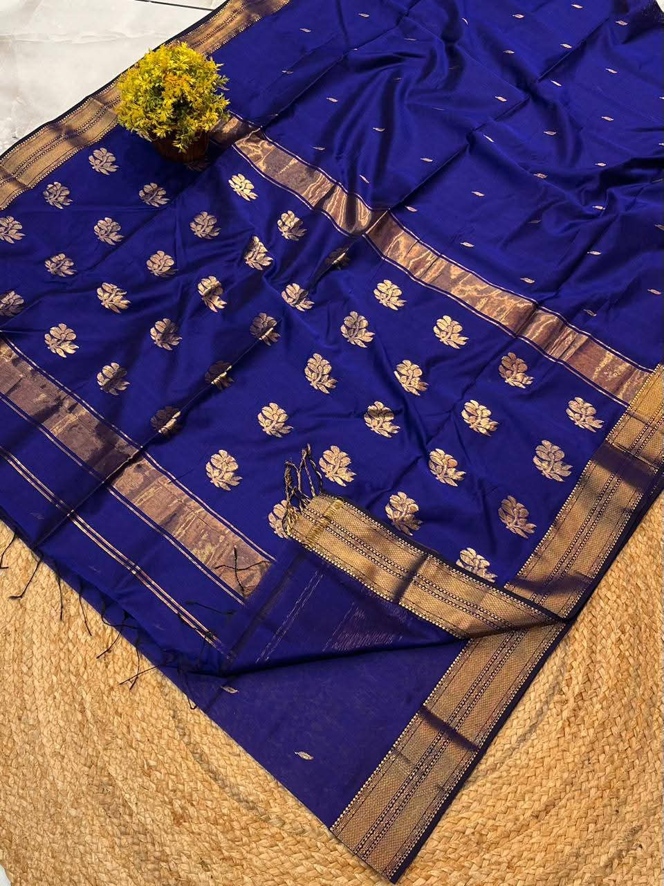 Maheshwari Cotton Silk Saree