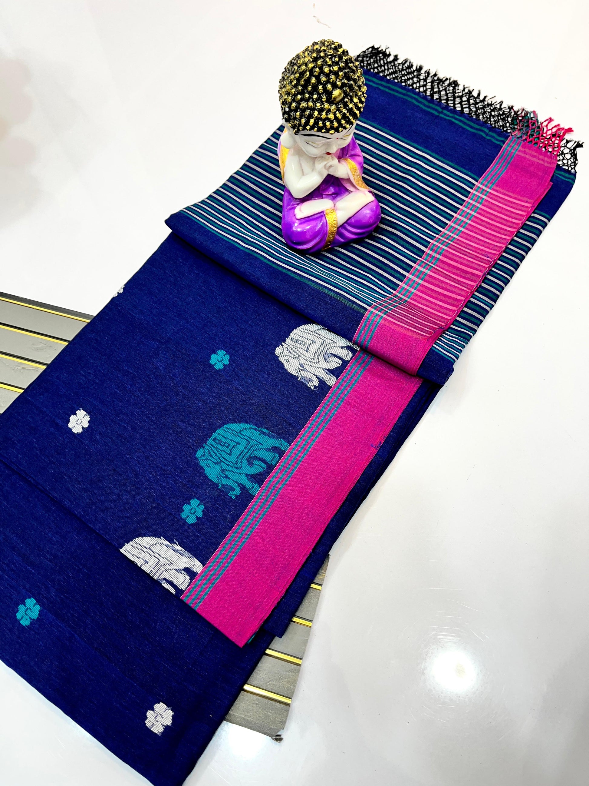 Pure Cotton Handwoven Saree
