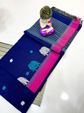Pure Cotton Handwoven Saree