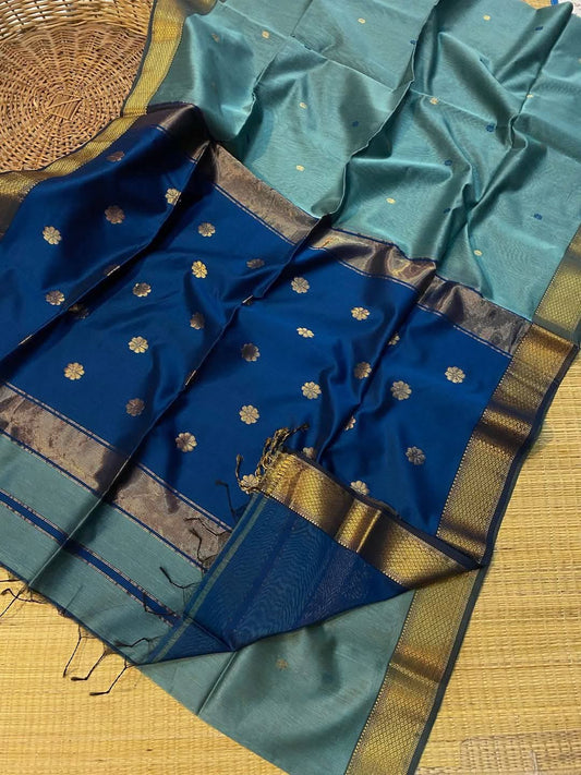 Maheshwari Cotton Silk Saree