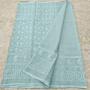 Pure Cotton Kota Saree with Embroidery Work