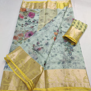 Kota Doria Soft Silk Saree