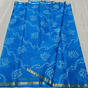 Kota Pure Silk Hand Bandhej Saree