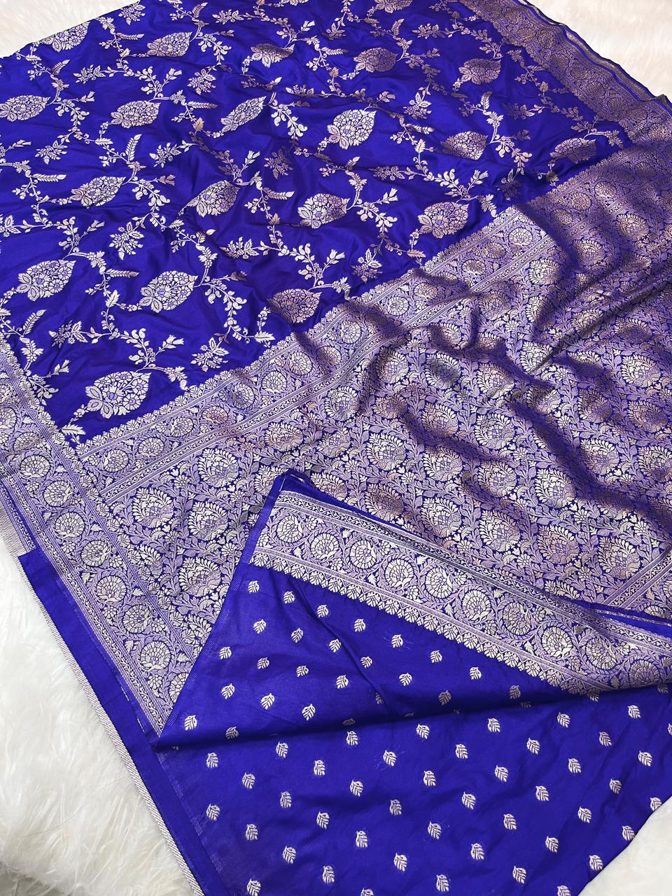 Katan Georgette Silk Saree