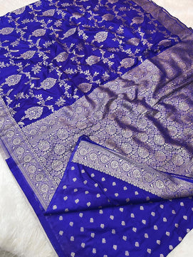 Katan Georgette Silk Saree