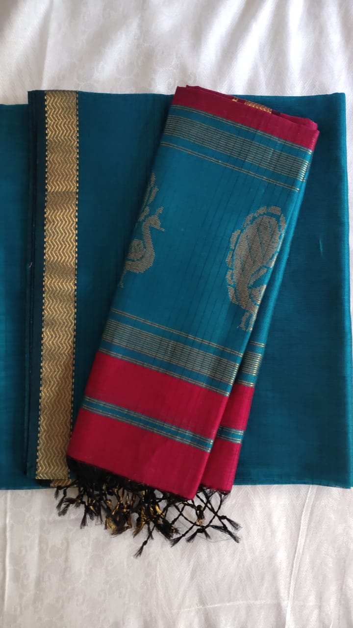 Maheshwari Soft Cotton Silk Saree