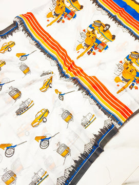 Pure Cotton Hand Block Print Saree
