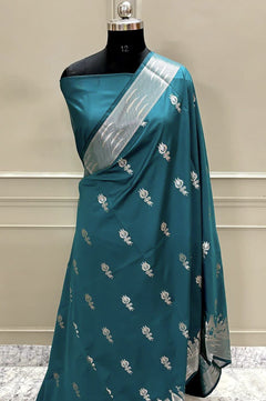 Double Katan Soft Silk Saree