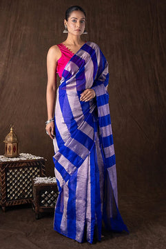 Tissue Crush and Organza Saree