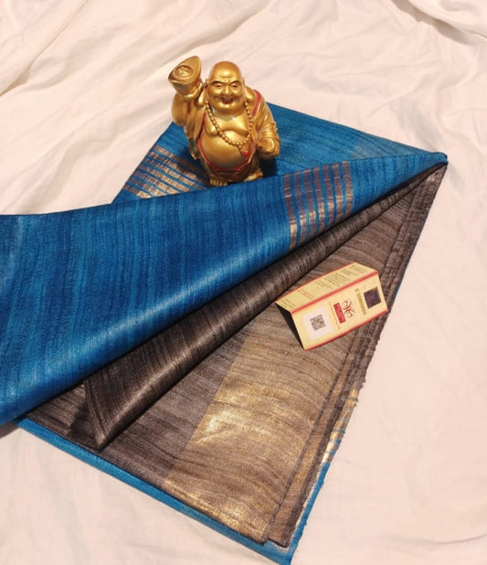 Mulberry Gicha Silk Saree